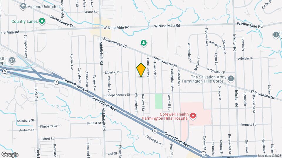 21639 Rockwell St Map and Location Details