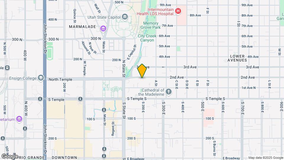 140 E 2nd Ave Mapa y Detalles de la Ubicación