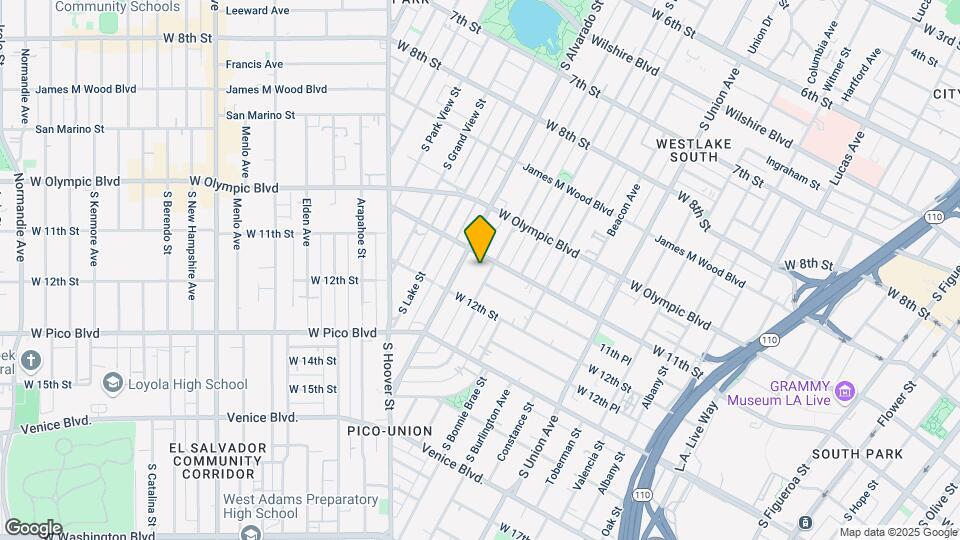 1117 S Westlake Ave, Unit 210 Map and Location Details