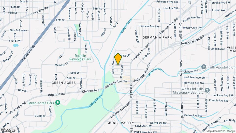 3212 Wesley Ave Map and Location Details