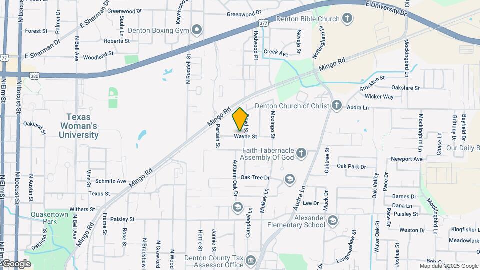 1609 Wayne St Map and Location Details