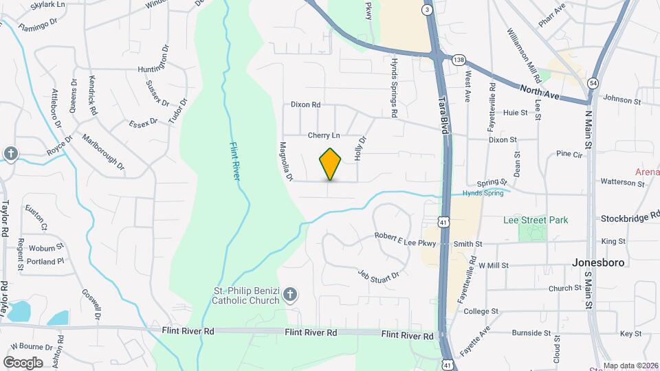 8423 Magnolia Dr Map and Location Details