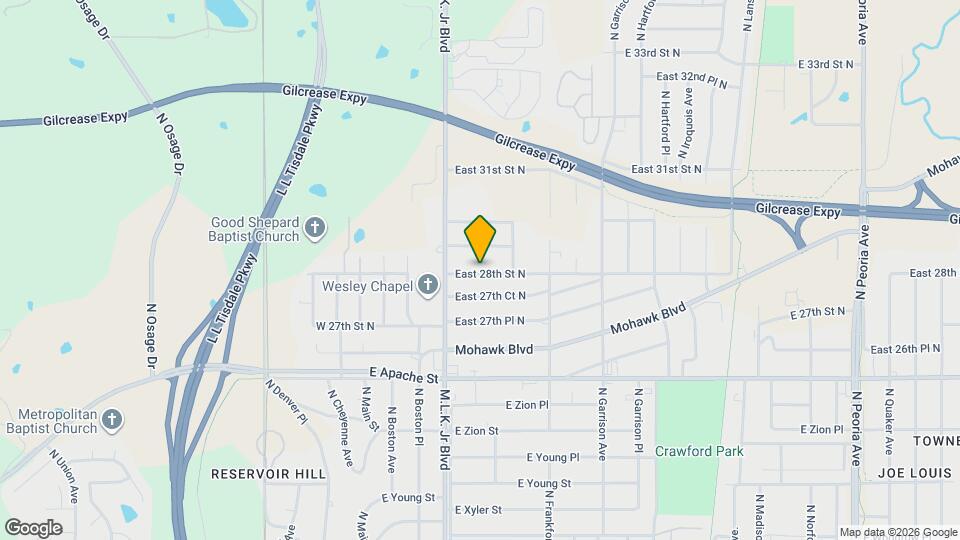 229 East 28th St N Map and Location Details