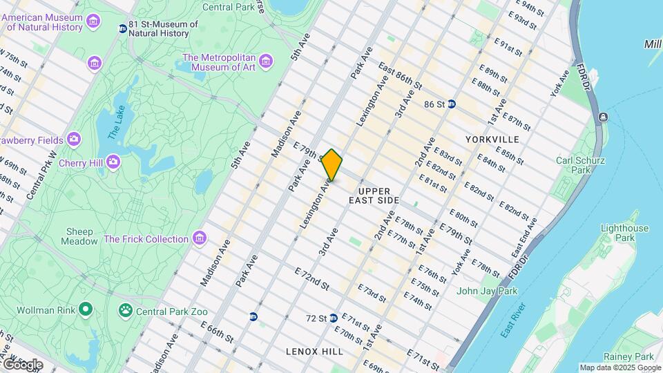 150 East 78th St Map and Location Details