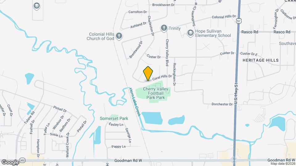 2179 Coral Hills Dr Map and Location Details