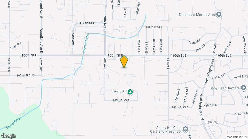 16112 81st Ave E Map and Location Details