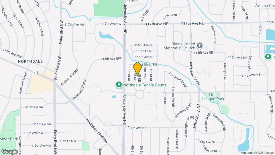 11368 5th St NE Map and Location Details