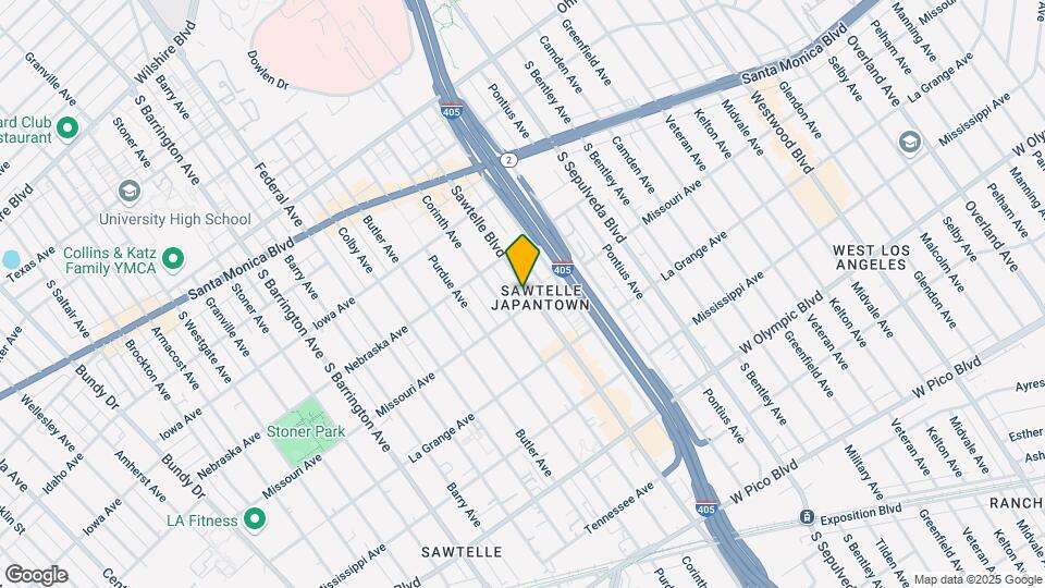 1841 Sawtelle Blvd Map and Location Details