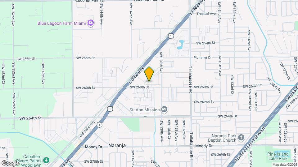 13966 SW 258th St Map and Location Details