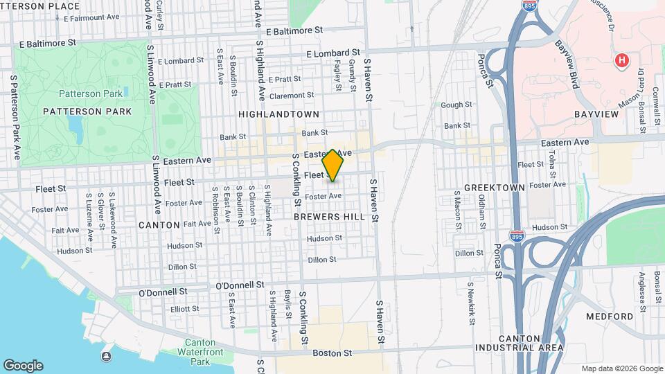 631 S Eaton St Map and Location Details