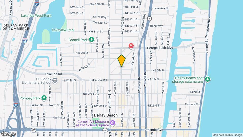 151 NE 5th St Map and Location Details