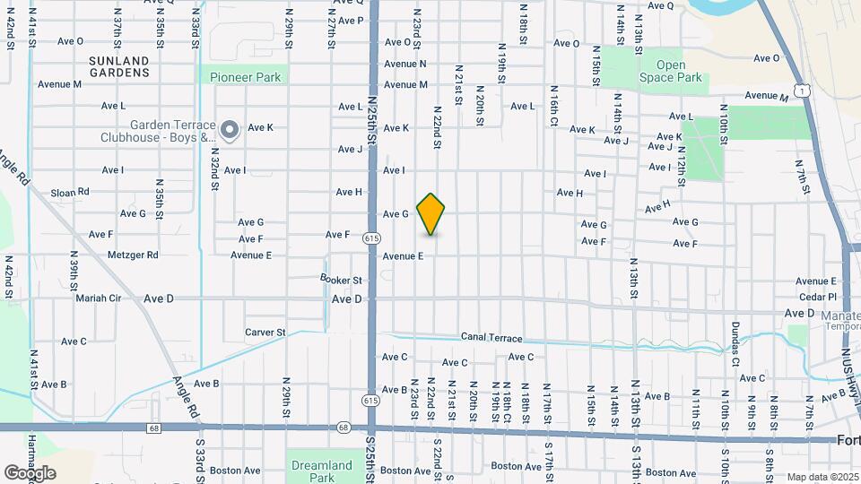 609 N 22nd St Map and Location Details