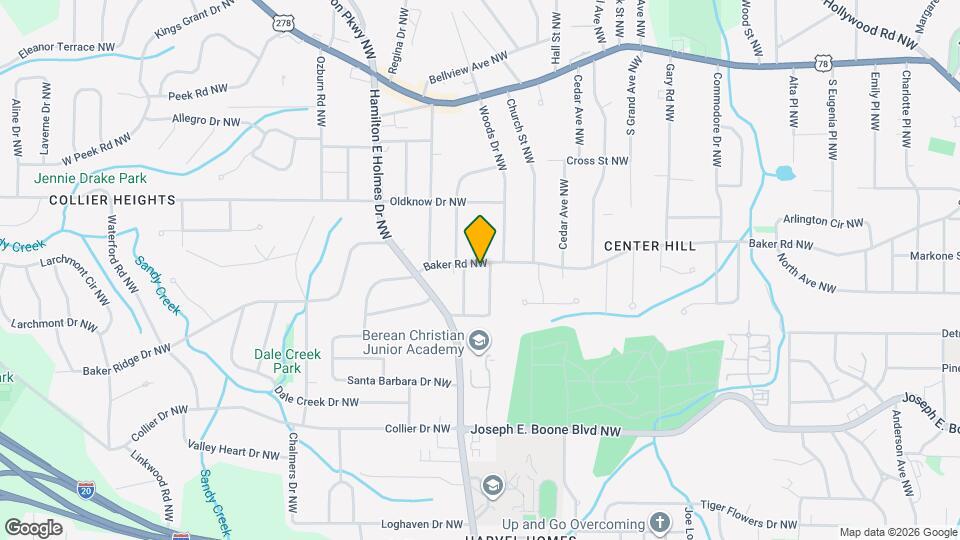 2494 Baker Rd NW Map and Location Details