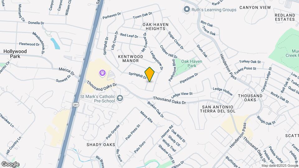 16514 Springhill Dr Map and Location Details