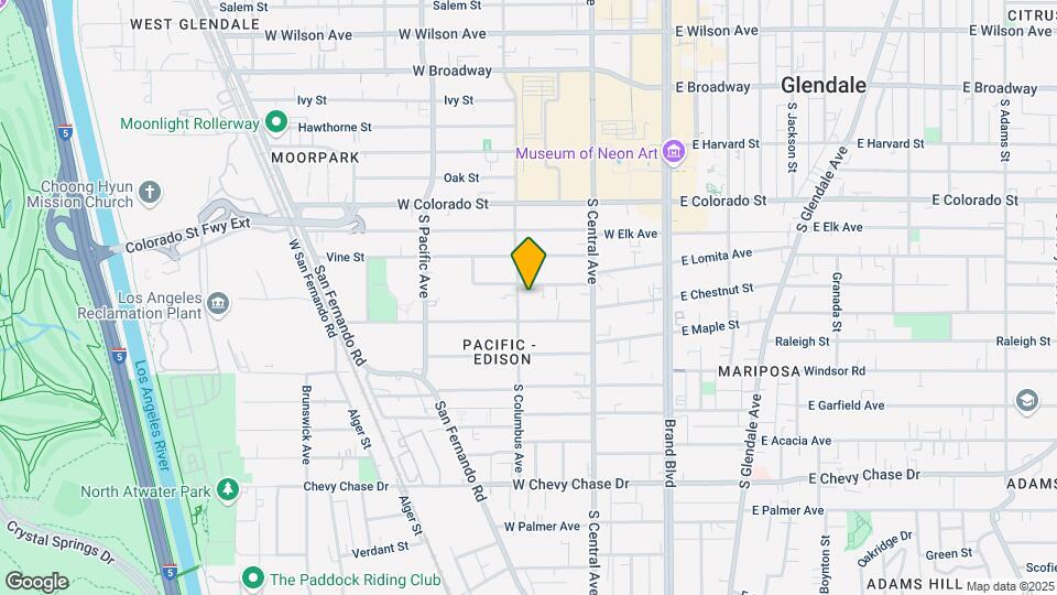 358 W Lomita Ave Mapa y Detalles de la Ubicación