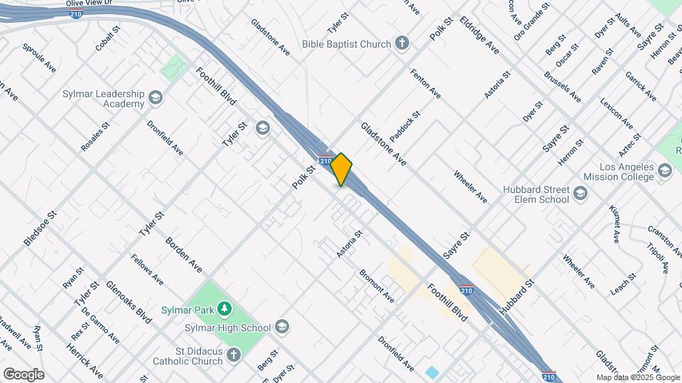 14029 Foothill Blvd Mapa y Detalles de la Ubicación