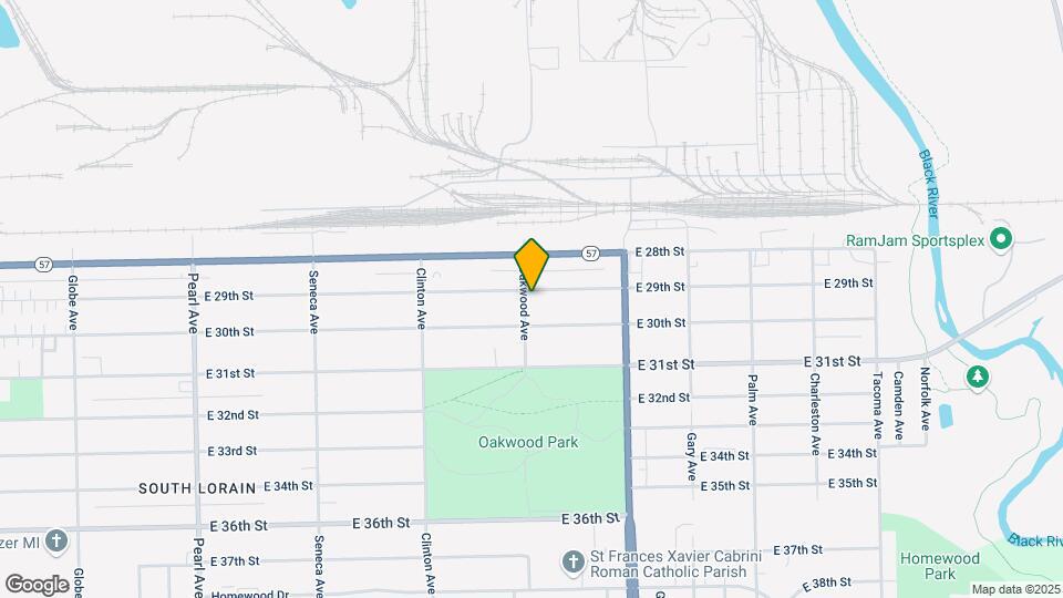 2907 Oakwood Ave Map and Location Details