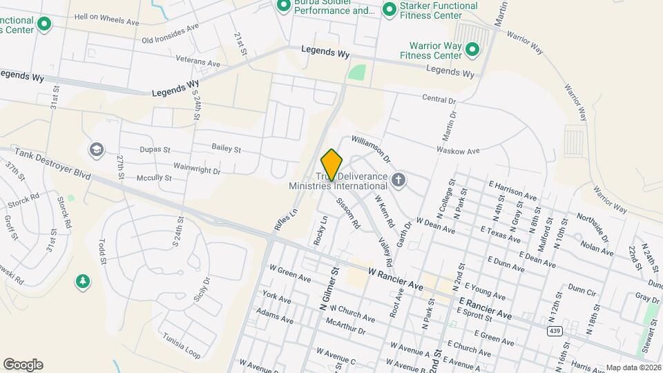 905 Sissom Rd Mapa y Detalles de la Ubicación