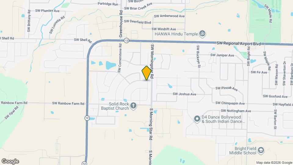 4001 SW Rhinestone Blvd Map and Location Details