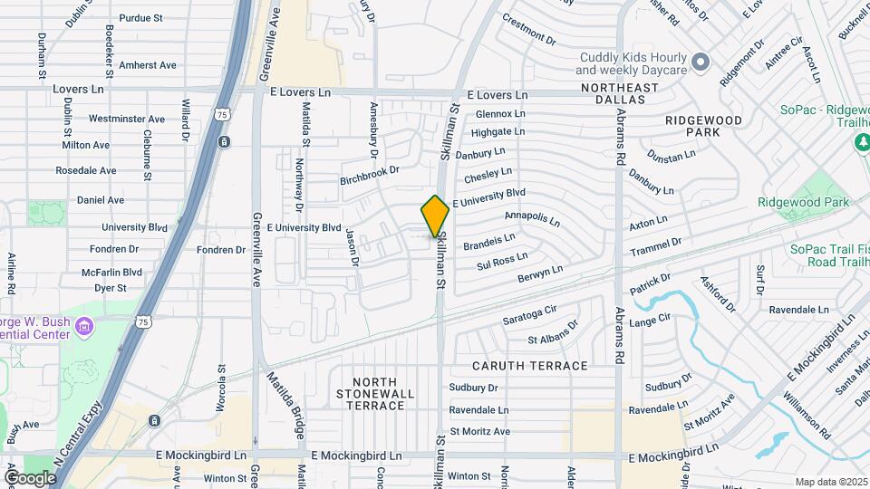 4709 Skillman St Map and Location Details