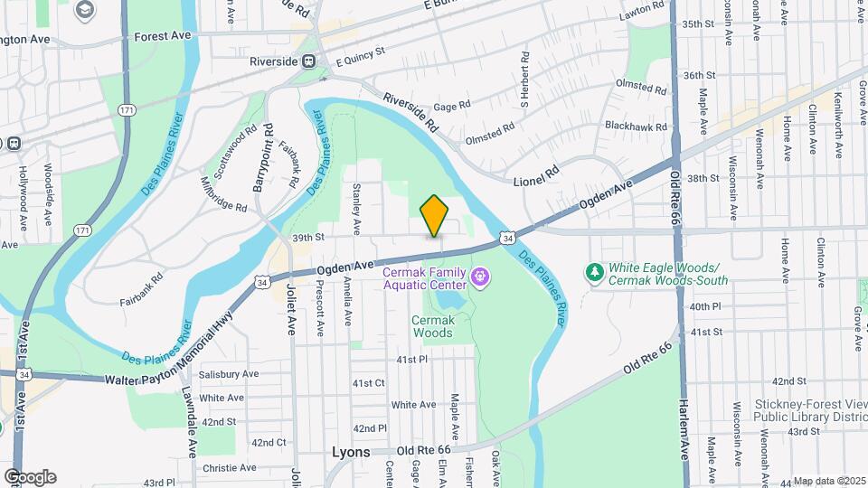 7716 Ogden Ave Map and Location Details