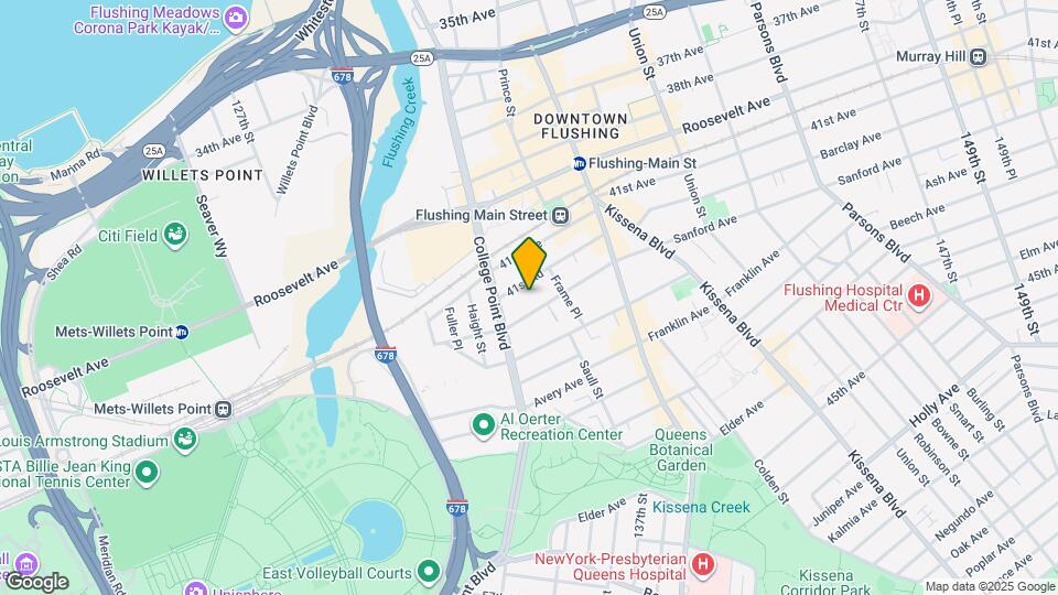 132-35 Sanford Ave Map and Location Details