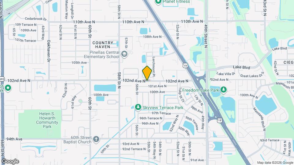 5512 102nd Ave N, Unit 126E Map and Location Details