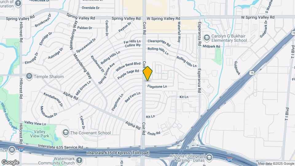 13607 Flagstone Ln Map and Location Details