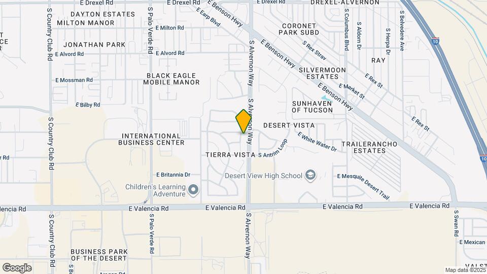 6237 S Earp Wash Ln Map and Location Details