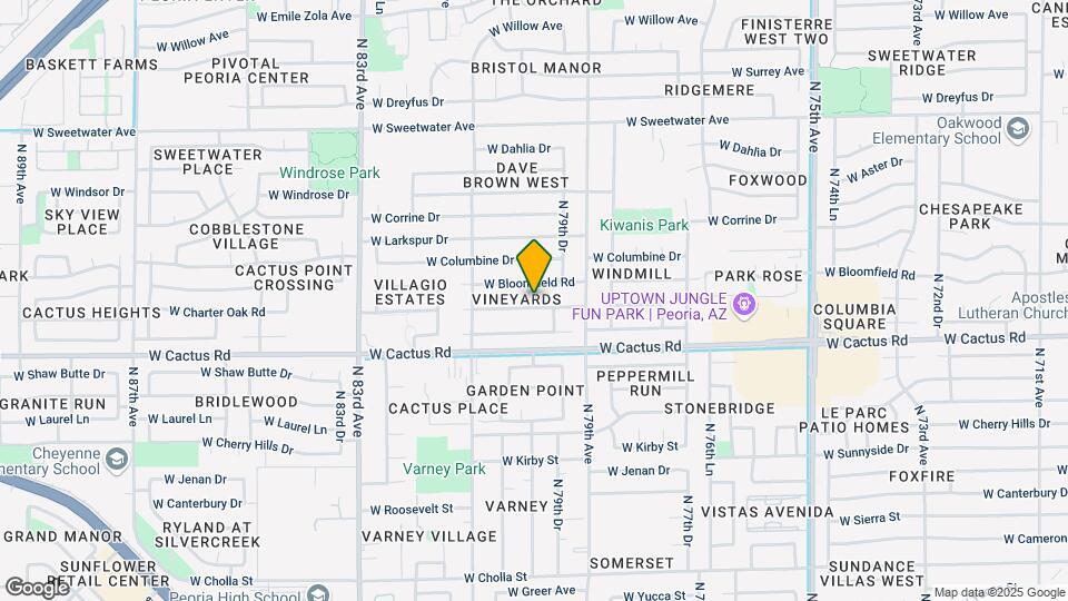 7944 W Charter Oak Rd Map and Location Details