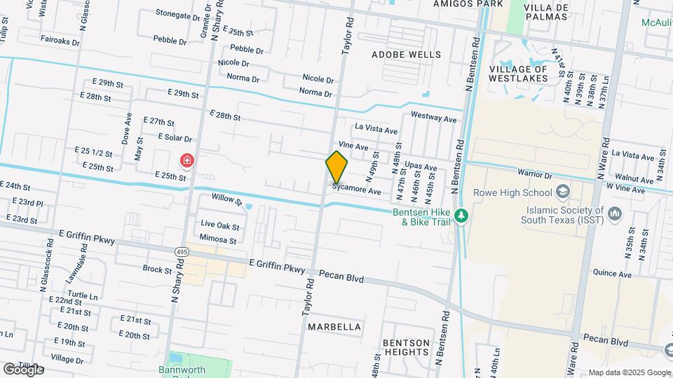 5113 W Sycamore Ave Map and Location Details