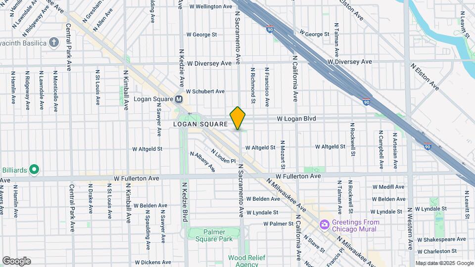 2530 N Sacramento Ave Map and Location Details