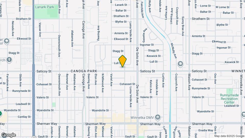 21009 Saticoy St Map and Location Details