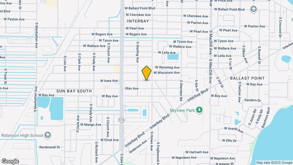 3606 W Iowa Ave Map and Location Details