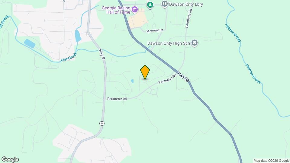 Cottages at Dawsonville Map and Location Details