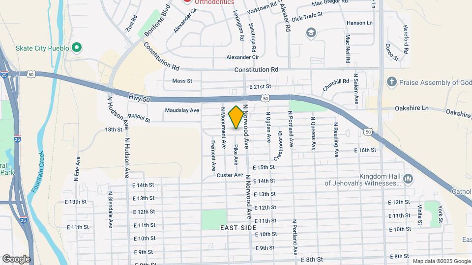 1445 Cody Ave Map and Location Details