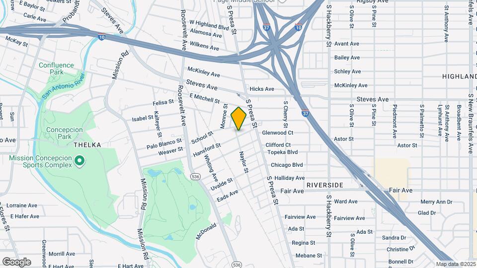 139 Hansford St Map and Location Details