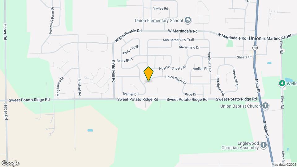 151 Union Ridge Dr Map and Location Details