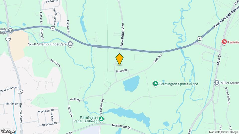 1815 New Britain Ave Map and Location Details