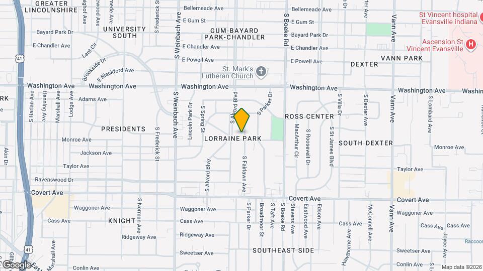 1215 S Fairlawn Ave Map and Location Details