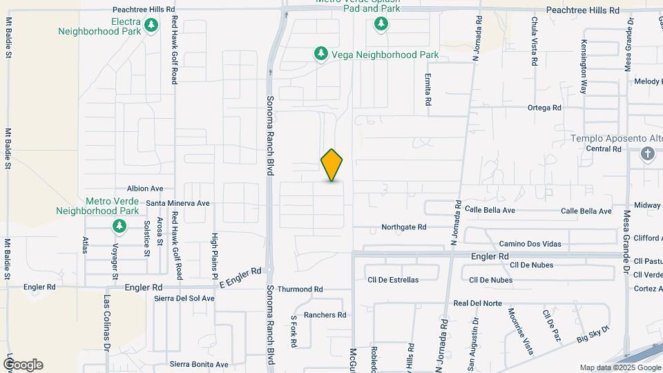 3936 San Marino Rd Map and Location Details