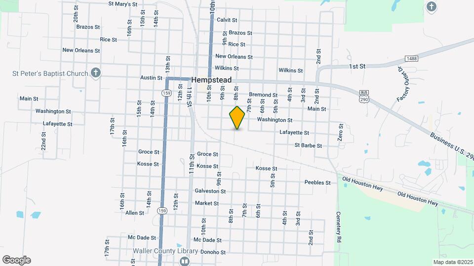 1206 8th St Map and Location Details