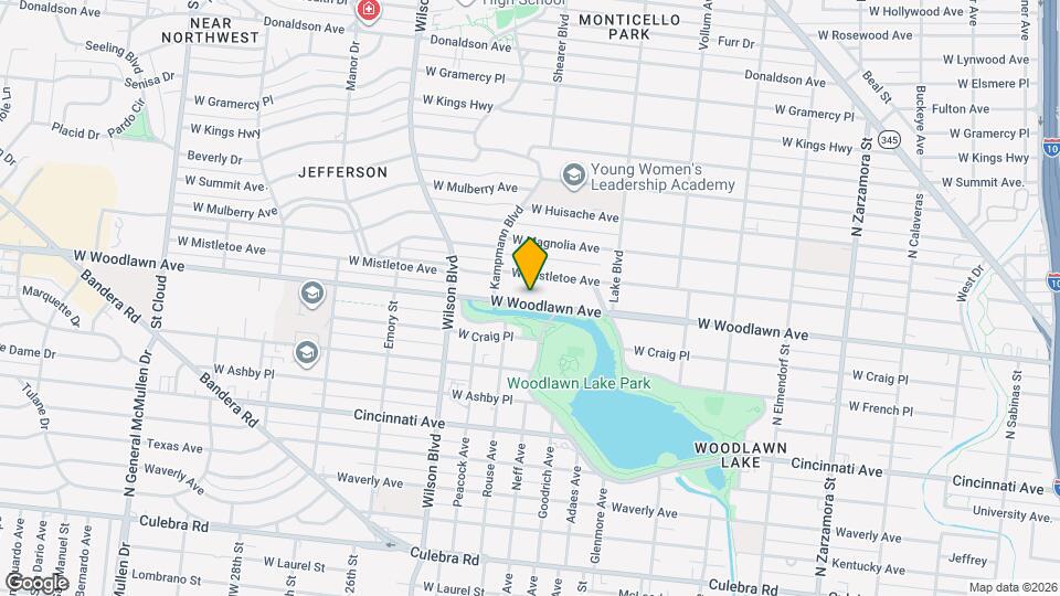 2227 W Woodlawn Ave Map and Location Details
