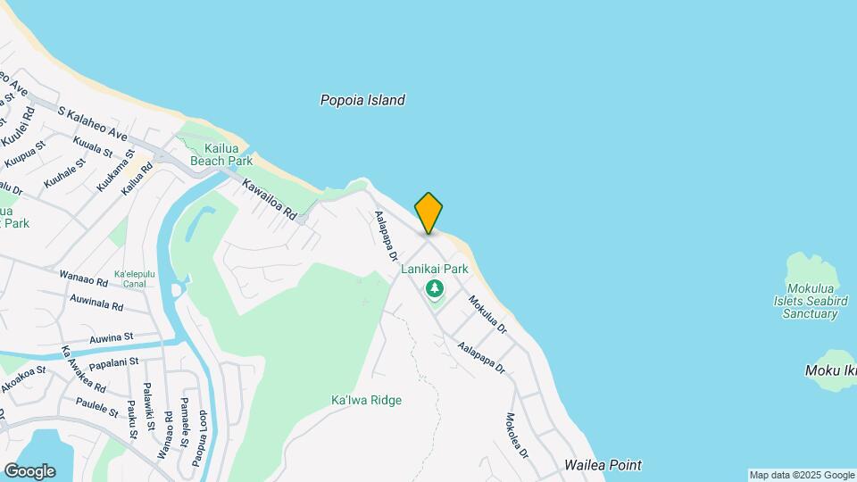 896 Mokulua Dr Map and Location Details