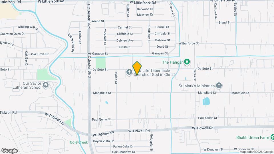 6109 De Campo St Map and Location Details