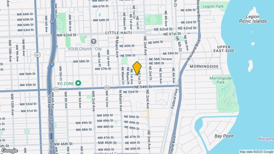 5520 NE 1st Ct Mapa y Detalles de la Ubicación