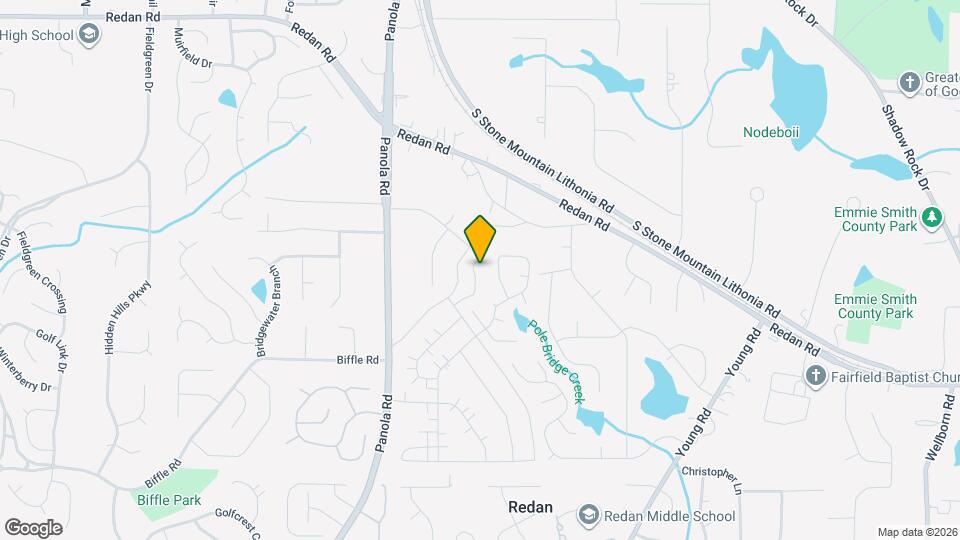 5537 Mountain Springs Cir Map and Location Details