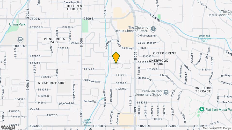8136 Cottonwood Hills Cir Map and Location Details