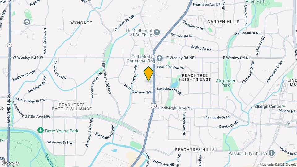 2600 Peachtree Rd NW Map and Location Details