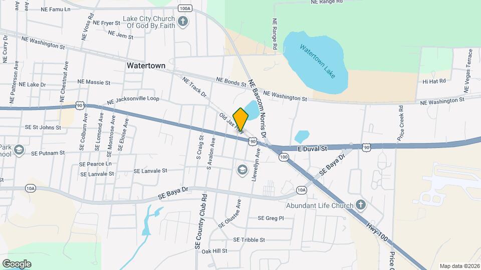 1949 E Duval St Map and Location Details